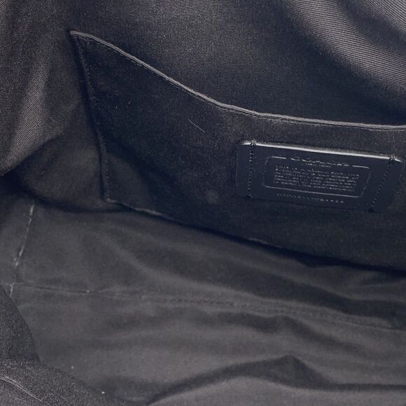 Coach Zip Top Tote in Signature Jacquard Black Smoke F29958 - Picture 9 of 16